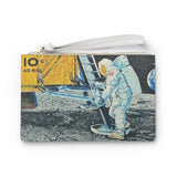 Man on the Moon Clutch Bag