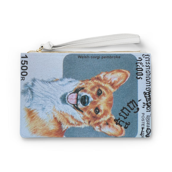 Welsh Corgi Dog Clutch Bag