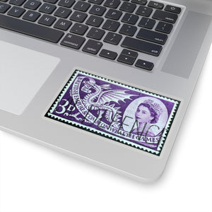 British Dragon Stamp Sticker