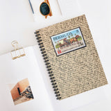 Horse & Carriage Stamp Spiral Notebook