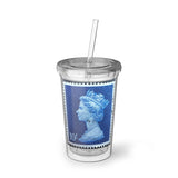 Queen Blue Acrylic Cup