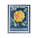 Yellow Rose Stamp Sticker