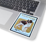 Saint Bernard Dog Stamp Sticker