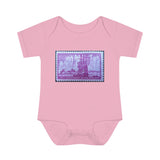 New York City Stamp Baby Onesie