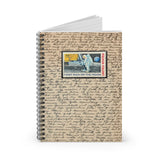 Man on the Moon Stamp Spiral Notebook
