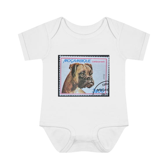 Boxer Dog Baby Onesie