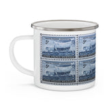 Swedish Pioneer 1948 Stamp Enamel Mug