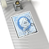 Ben Franklin Blue Stamp Sticker