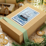 Mexico Ship Stamp Sticker