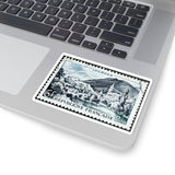 French Town Stamp Sticker