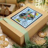 King and Queen Stamp Sticker