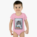 Kitten Stamp Baby Onesie