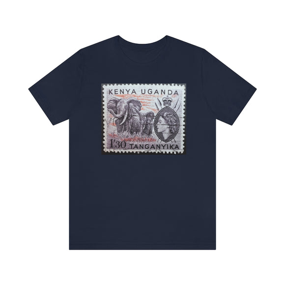 Elephant Kenya Stamp T-Shirt