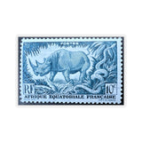 Blue Rhino Stamp Sticker