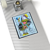 King and Queen Stamp Sticker