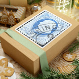 Ben Franklin Blue Stamp Sticker