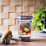 Sunflower Bee Acrylic Cup