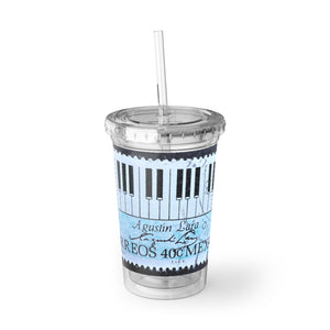 Piano Keys Stamp Acrylic Cup