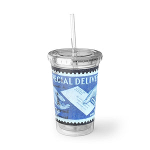 Special Delivery Stamp Acrylic Cup