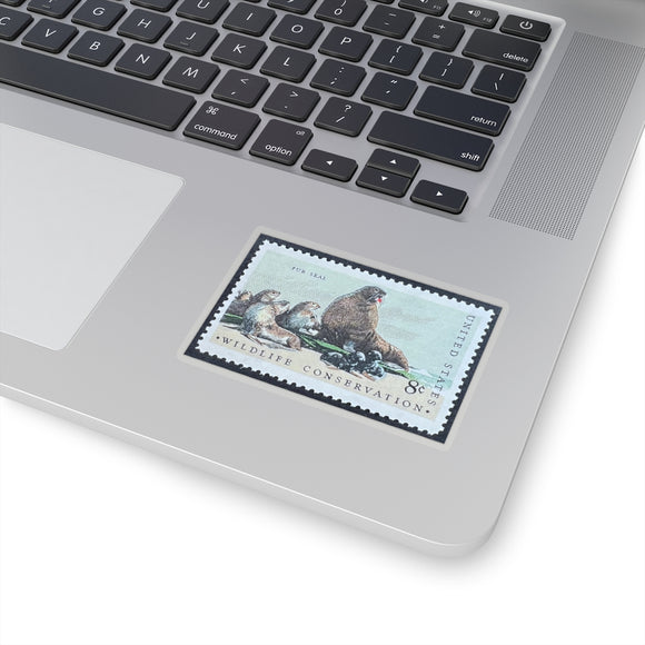 Fur Seal Stamp Sticker