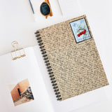 Cherry Stamp Spiral Notebook