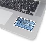 Espresso Blue Stamp Sticker