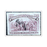 Landing of Columbus Stamp Sticker