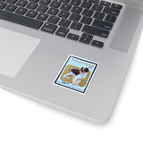 Saint Bernard Dog Stamp Sticker