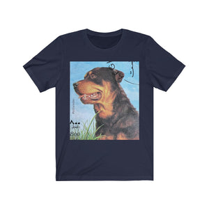 Rottweiler Dog Stamp T-shirt