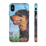 Rottweiler Dog Tough Phone Case