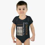 Freedom of Religion 1957 Postage Stamp - Infant Baby Rib Bodysuit 0M - 24Mo