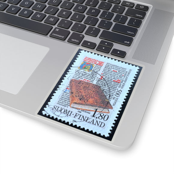 Book Lover - Finland Stamp Sticker