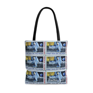 Man on the Moon 1969 Stamp Tote Bag