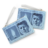 John F Kennedy Clutch Bag