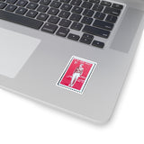 Amelia Earhart Stamp Sticker