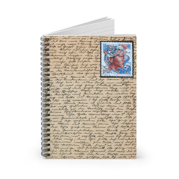 Artistic Face Spiral Notebook