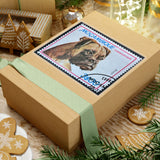 Boxer Dog Stamp Sticker