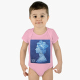 Queen Stamp Baby Onesie
