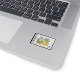 Lemon Citrus Bermuda Stamp Sticker