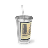 San Fran Cable Car Stamp Acrylic Cup