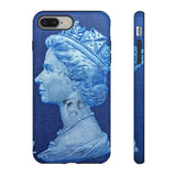 Queen Blue Stamp - Tough Phone Case
