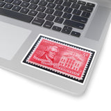 Alexander Hamilton Red Stamp Sticker