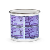 Morse Code 1944 Stamp Enamel Mug