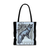 Black Fox Tote Bag