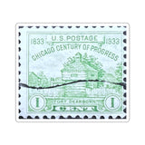 Chicago Fort Dearborn Stamp Sticker