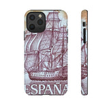 Spain Ship Tough Phone Case