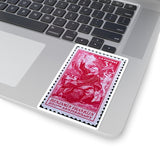 Ben Franklin Stamp Sticker