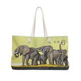 Elephant Herd Travel Bag