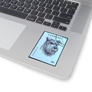 Schnauzer Dog Stamp Sticker