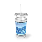 Norway Harbor Stamp Acrylic Cup